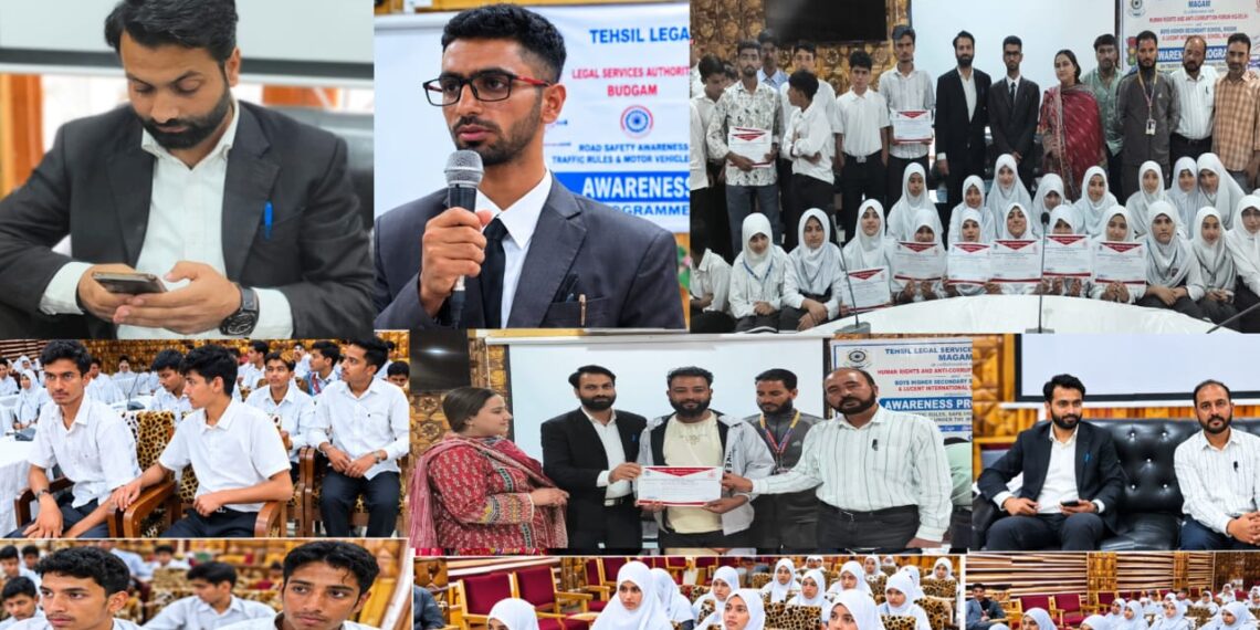 Traffic Awareness Programme on Traffic Rules, Road Safety and Motor Vehicles Act Held at Town Hall, Magam