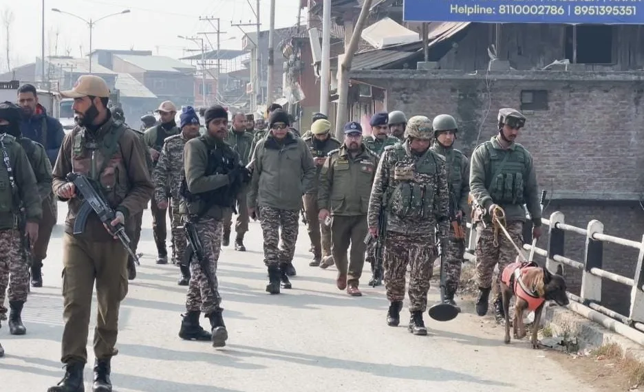 Heightened Security Blanket Thrown Over Budgam Ahead of New Year Festivities