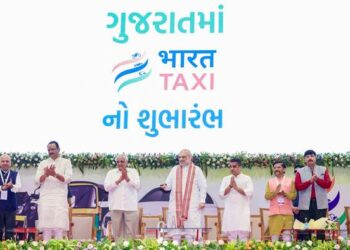 Amit Shah Launches ‘Bharat Taxi’ in Gujarat, Positions Cooperative Mobility as Alternative to App Giants