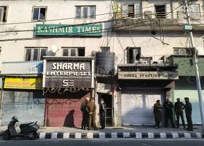 SIA Conducts Major Raids at Kashmir Times Jammu Office, Recovers Arms, Ammunition and Digital Evidence