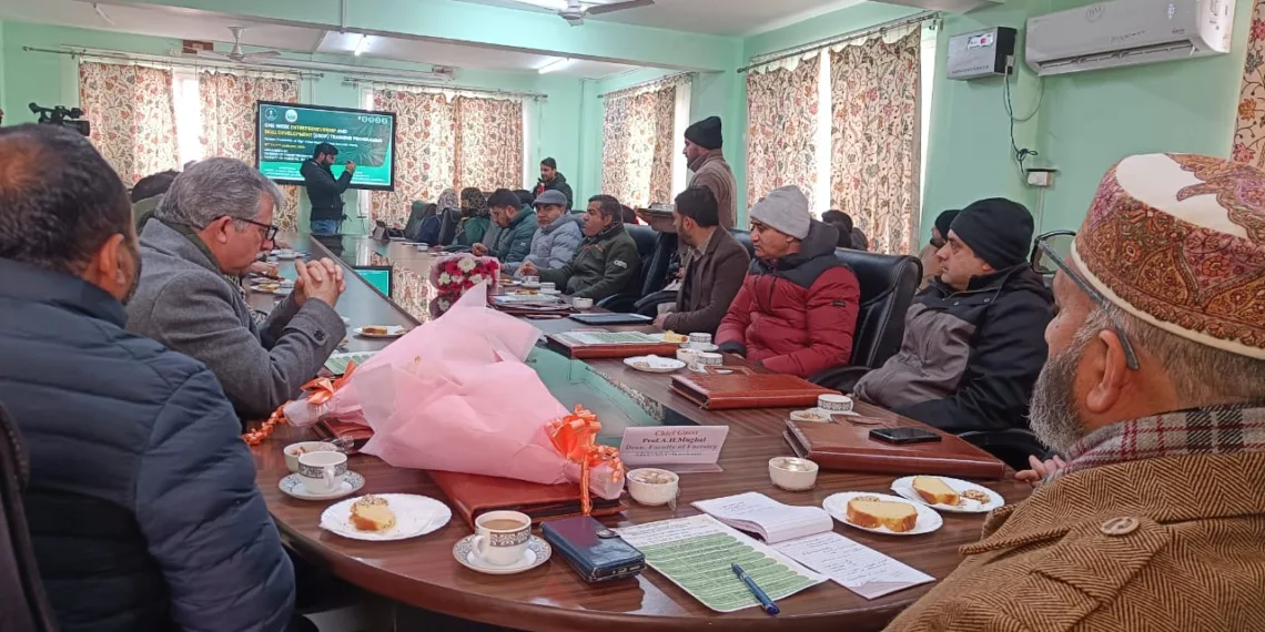 SKUAST-Kashmir Launches One-Week Skill & Entrepreneurship Programme on High-Value Medicinal, Aromatic Plant Nurseries