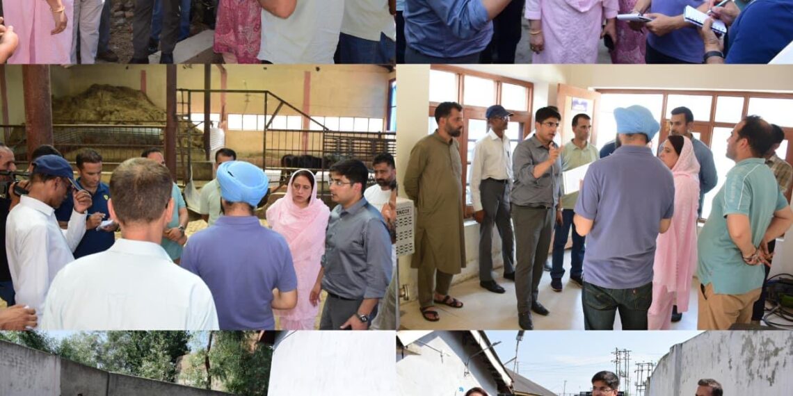 Commissioner SMC Reviews Integrated Animal Birth Control Centre and Cattle Pond at Tengpora