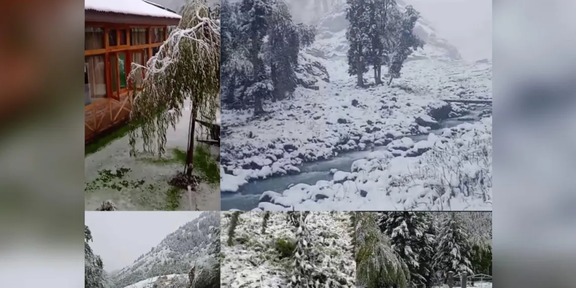 Heavy Snowfall Hits Higher Reaches, Rains Disrupt Plains