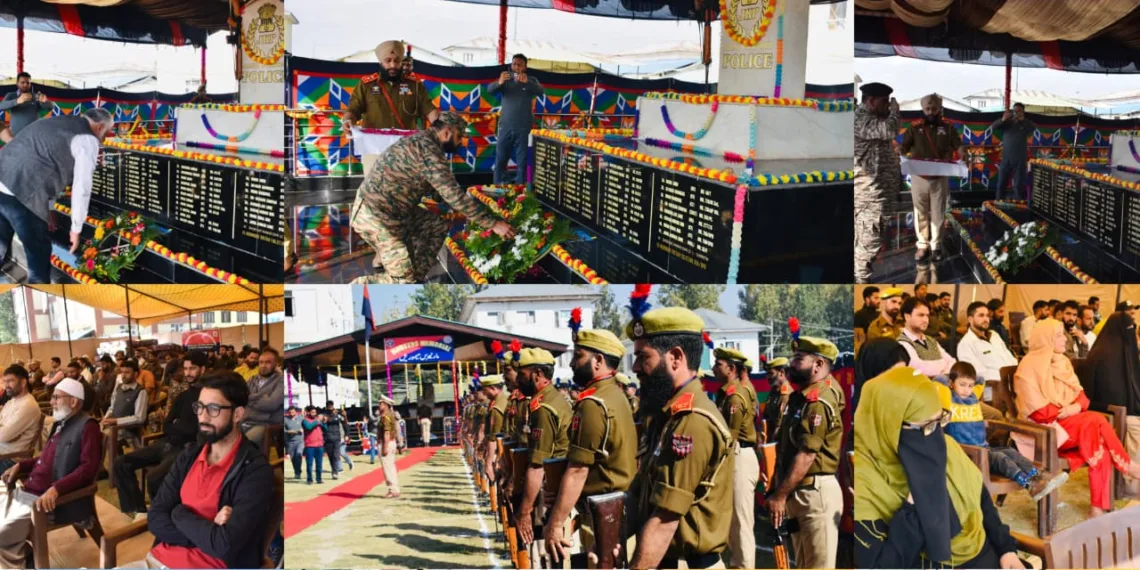 Sopore Police Observes Police Commemoration Day; Pays Tribute to Brave Martyrs