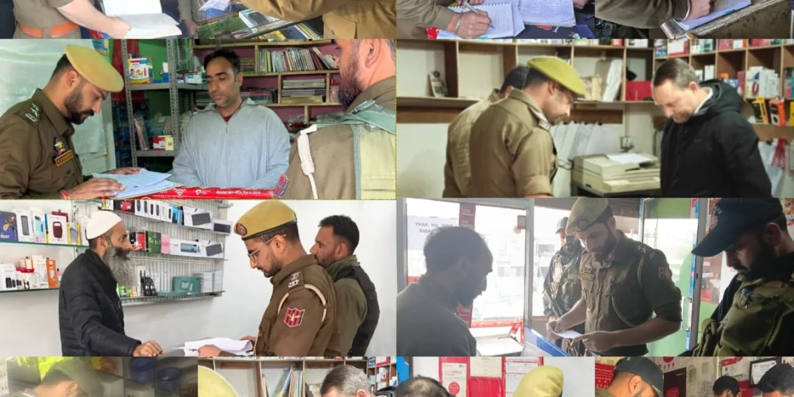 Sopore Police Launches Major Crackdown on SIM Vendors to Stop Terror, Crime Networks
