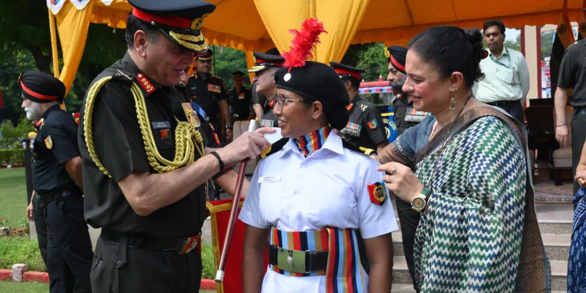 Southern Army Commander Reviews Diamond Jubilee POP at NCC OTA Gwalior
