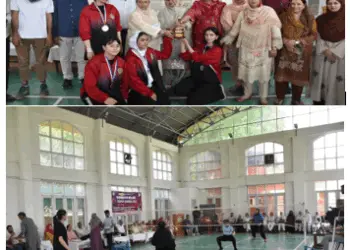 GCW Nawakadal Lifts Inter-College Badminton Rolling Trophy 2025 at MA Road Srinagar