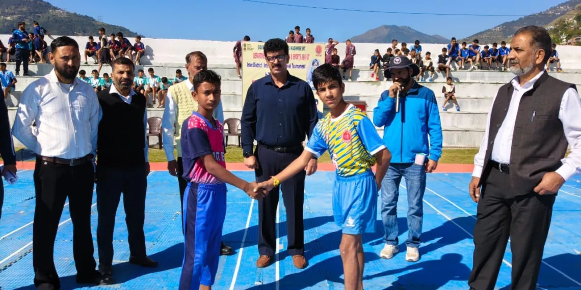 Inter-Distt Divisional Level Under-14 Boys Kho-Kho Tournament kicks off at Sports Stadium Doda