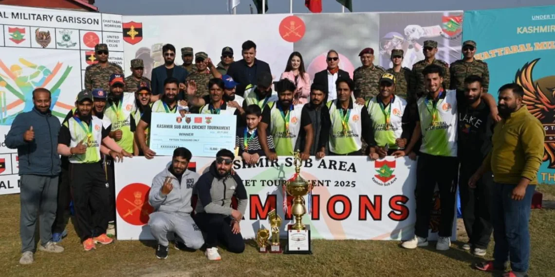 Rainawari Wonder Boys Lift Trophy as Kashmir Sub Area Cricket Tournament 2025 Concludes with Enthusiasm