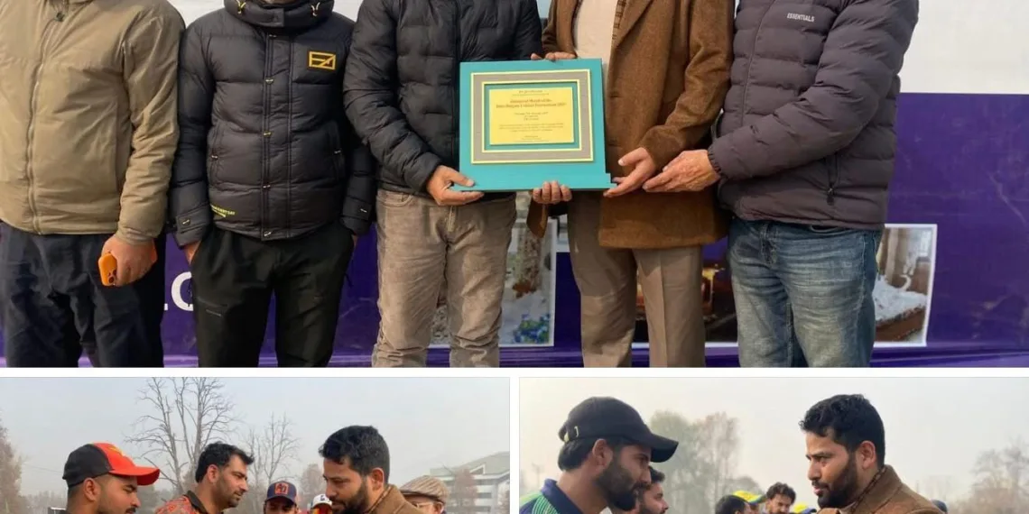 Er. Aijaz Hussain Inaugurates Inter-Dalgate Cricket Tournament at Polo View, Srinagar