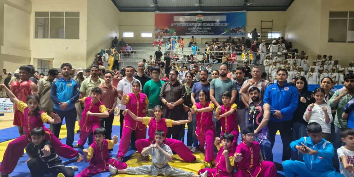 District Jammu Clinches Top Spot at 19th UT J&K Wushu Championship 2025