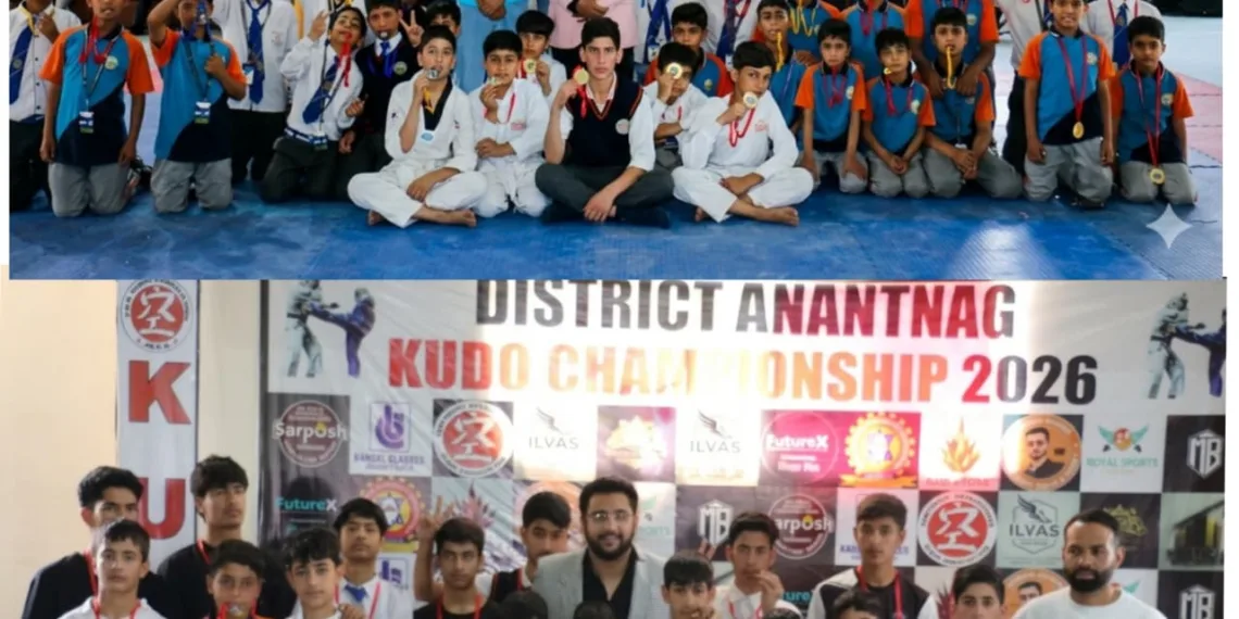 250 Athletes Battle for Glory as District Anantnag Kudo Championship Concludes at Bijbehara