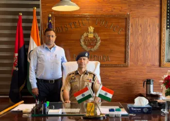 Tahir Saleem, JKPS Assumes Charge as SSP Bandipora