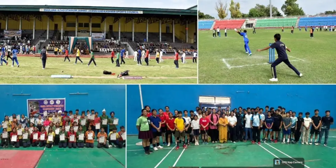 Tennis Ball Cricket in Jammu, Badminton and Gymnastics in Samba Highlight Growing Youth Participation in Sports