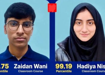 Two J&K Students Feature Among NEET-UG 2026 State-Wise Toppers