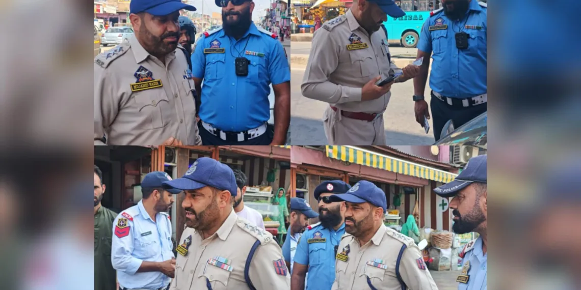 Traffic Police Issue 52 Challans, Collect Rs 12,300 Fine in Intensive Drive Against Violators in Magam