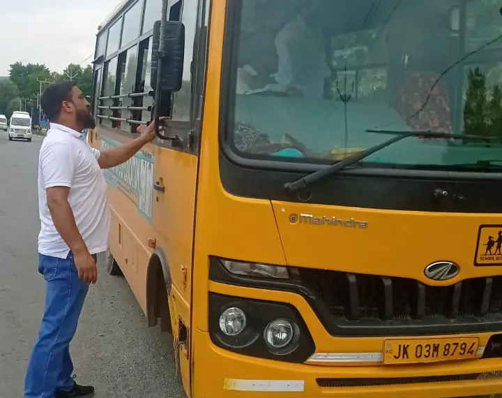 Three Vehicles Seized, 26 Blacklisted During Transport Safety Drive in Anantnag