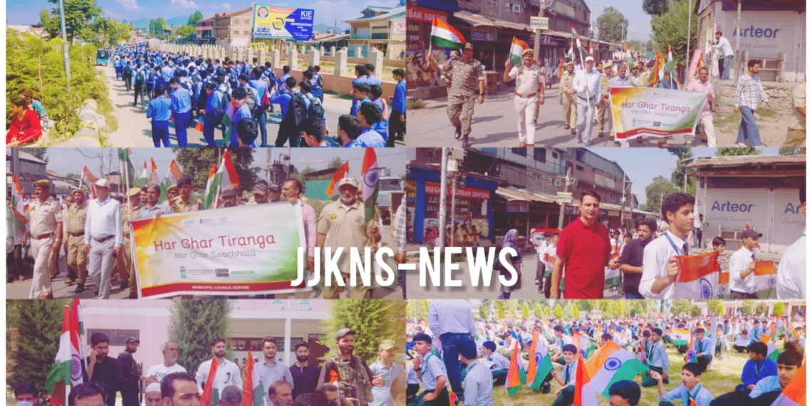 Tiranga Rally Brings Colour and Patriotism to Sopore Streets