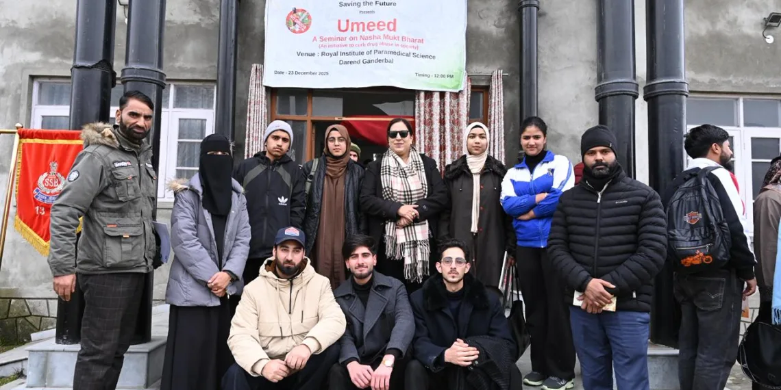 ‘UMEED’ Against Drugs: SSB, NGO Lead Nasha Mukt Bharat Awareness Drive in Ganderbal