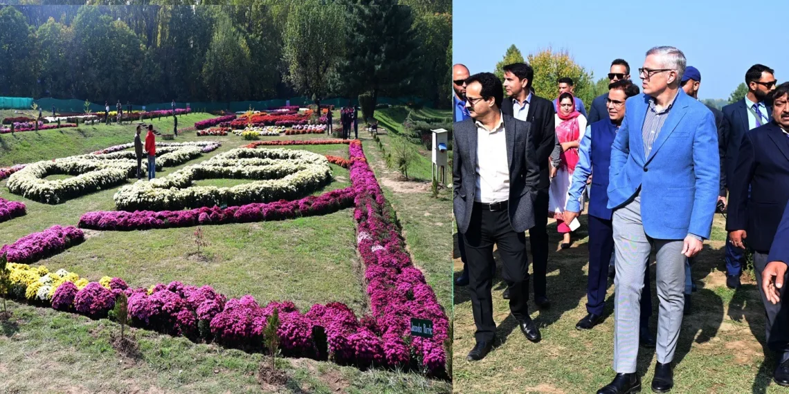 “Chrysanthemum Garden Will Redefine Autumn Tourism in Kashmir”: CM Omar Abdullah