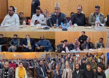 رکنِ پارلیمنٹ انجینئر غلام علی کھٹانہ کی صدارت میں ٹاؤن ہال کپواڑہ میں عوامی دربار منعقد