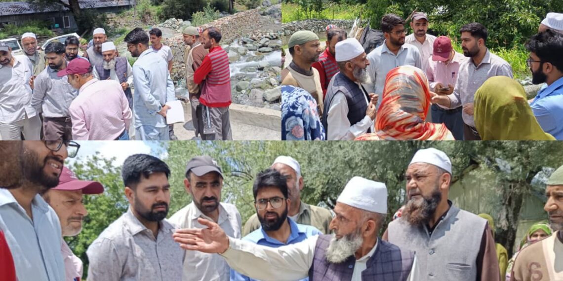 ایس ڈی ایم کرناہ کا حاجی نار نالہ کا معائنہ، فلڈ پروٹیکشن منصوبے کے لیے ڈی پی آر تیار کرنے کی ہدایت: