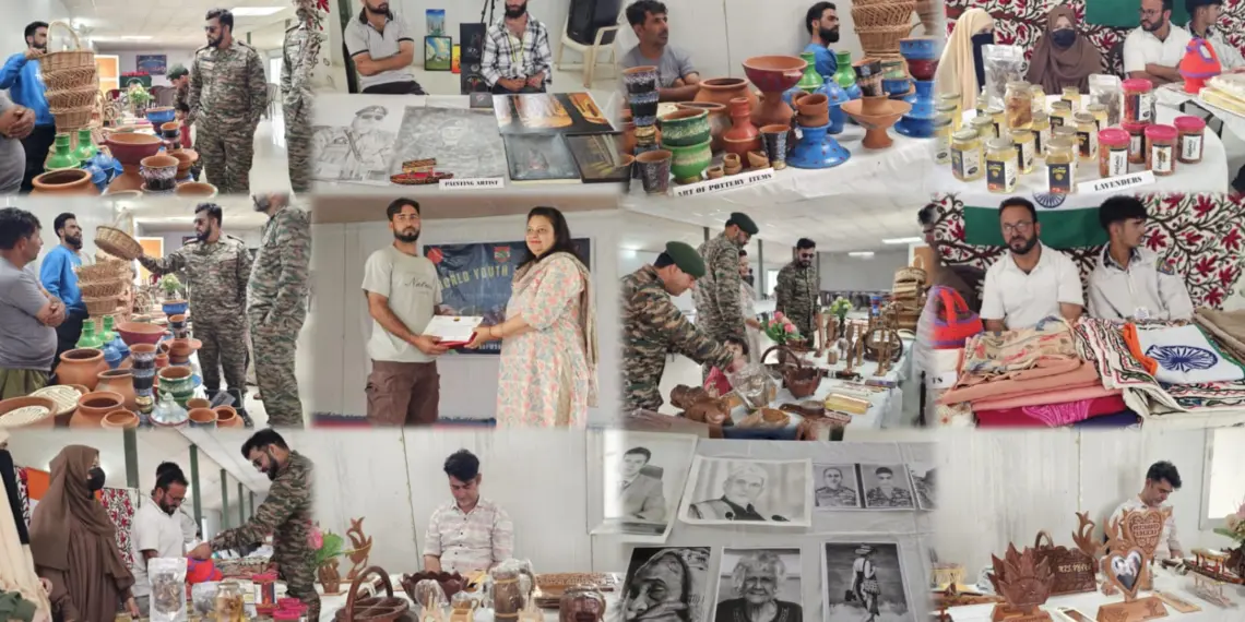 ورلڈ یوتھ اسکلز ڈے کے موقع پر بھارتی فوج نے مقامی ہنرمندوں کی حوصلہ افزائی کی