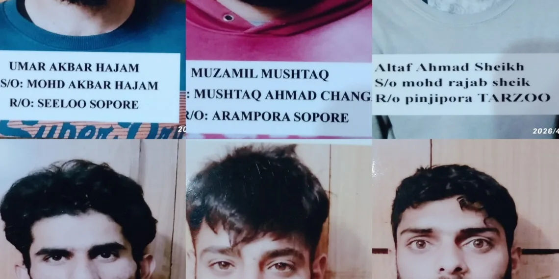 Sopore Police Detain Six Under PSA for Vandalism, Public Disorder