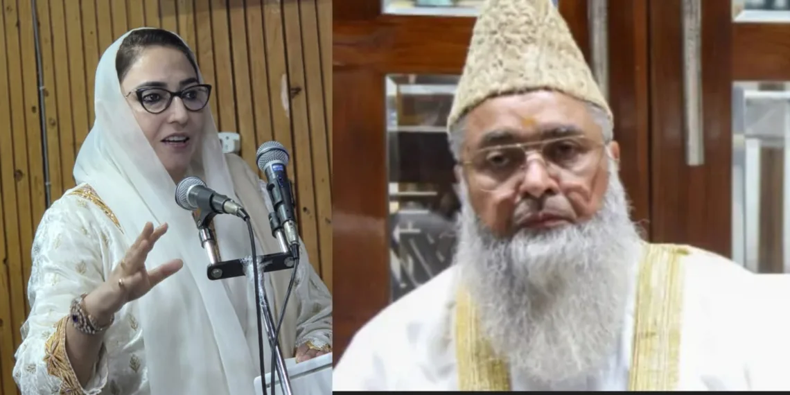 All India Imam Organization Chief hails the efforts of Dr Darakhshan Andrabi in transforming spiritual centers of J&K