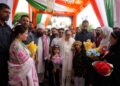 Waqf Board Celebrates Independence Day with Grandeur at Srinagar; Dr Darakhshan hoists National Flag