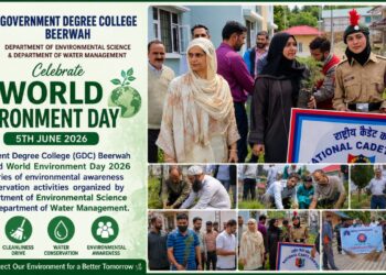 GDC Beerwah Marks World Environment Day 2026 with Mega Sanitation and Plantation Drives