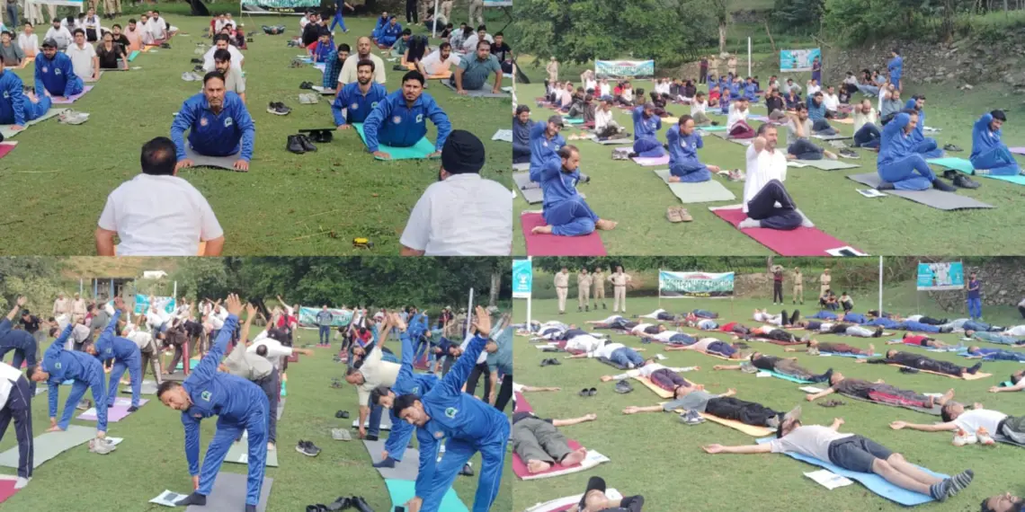 GDC Tangdhar Marks International Yoga Day 2025 with Enthusiasm and Community Spiri