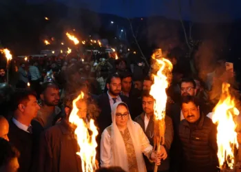 Waqf Chairperson Dr Andrabi participates in Zool Festival at the shrine of Sakhi Zainuddin Wali on the eve of Annual Urs